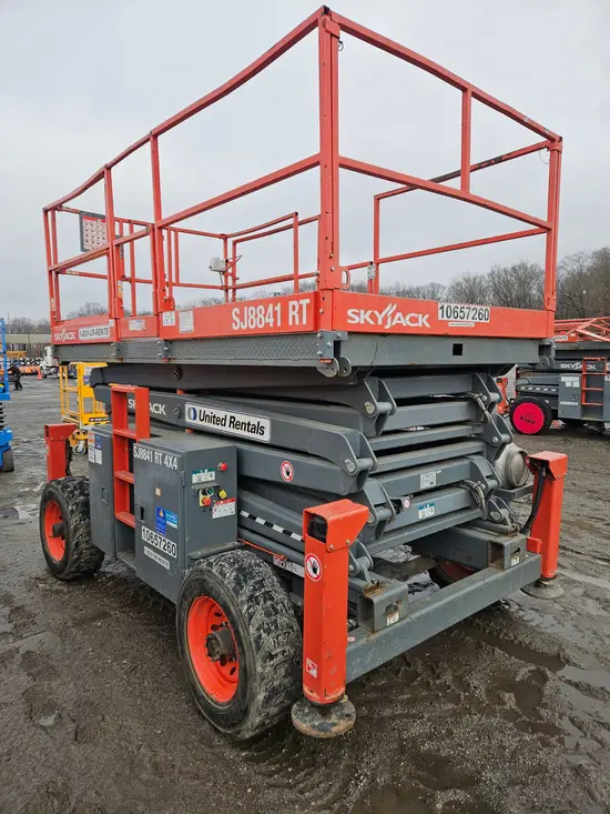 2017 Skyjack SJ8841RT Rough Terrain Scissor Lift