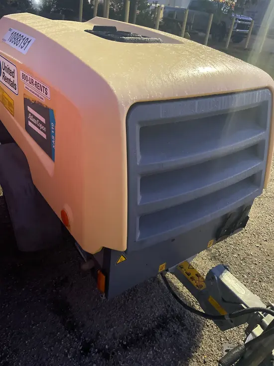 2019 Atlas Copco XAS110KD Air Compressor