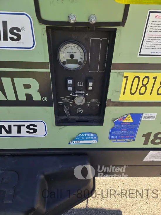 2018 Sullair 185DPQ-KU-T3 Air Compressor