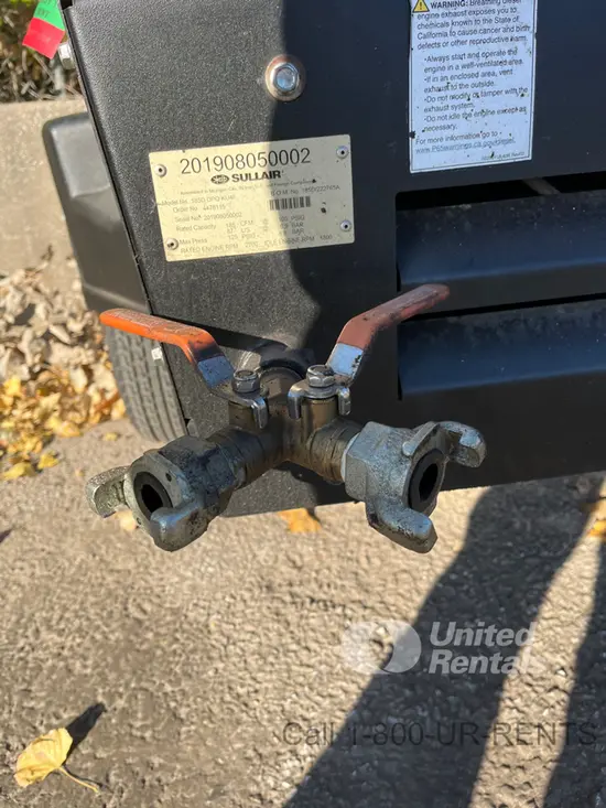 2019 Sullair 185DPQ-KU-T3 Air Compressor