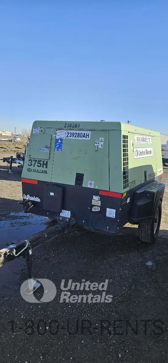 2019 Sullair 375H DPQ-JD3 Air Compressor