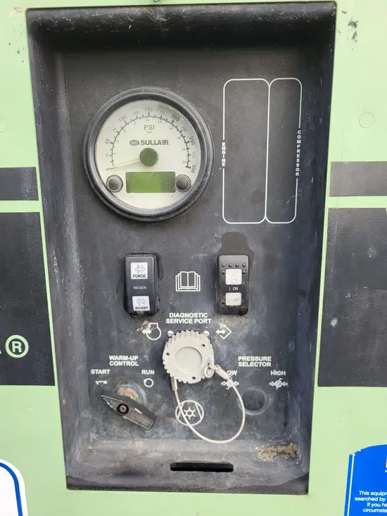 2018 Sullair 185DPQ-KU-T3 Air Compressor