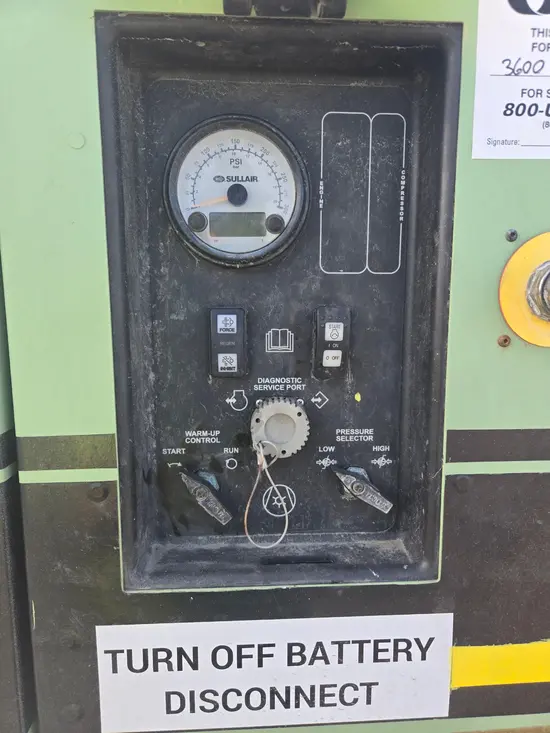 2019 Sullair 425HDPQ-PE Air Compressor