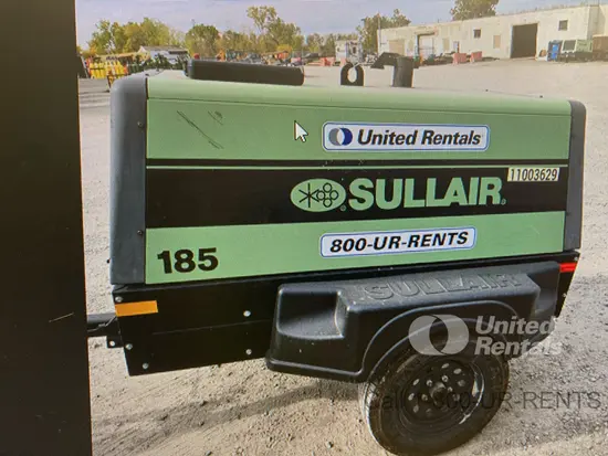 2019 Sullair 185DPQ-KU-T3 Air Compressor