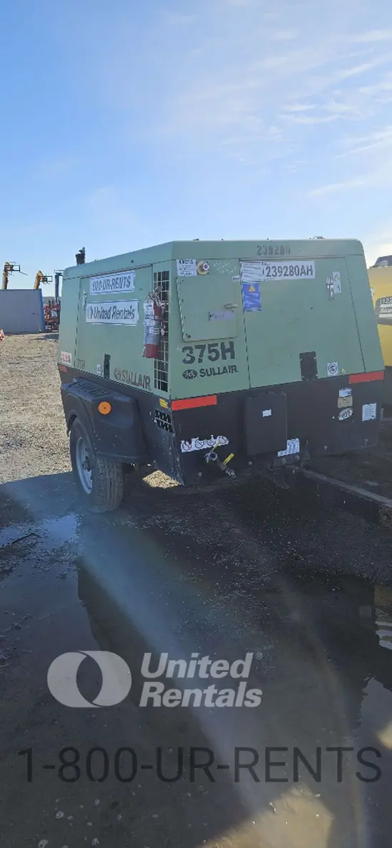 2019 Sullair 375H DPQ-JD3 Air Compressor