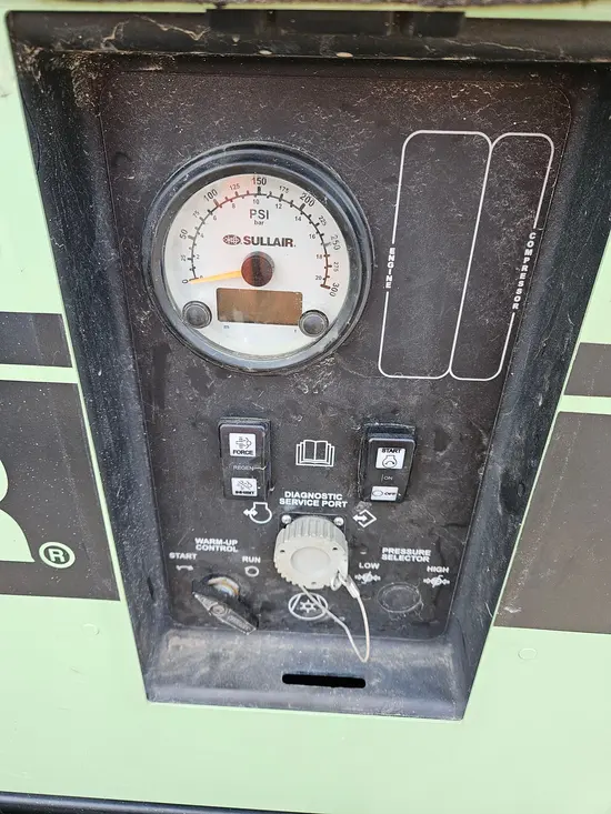 2018 Sullair 185DPQ-KU-T3 Air Compressor
