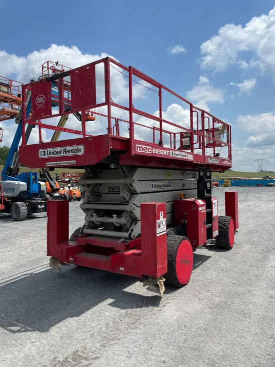 2018 MEC 6092RT Rough Terrain Scissor Lift