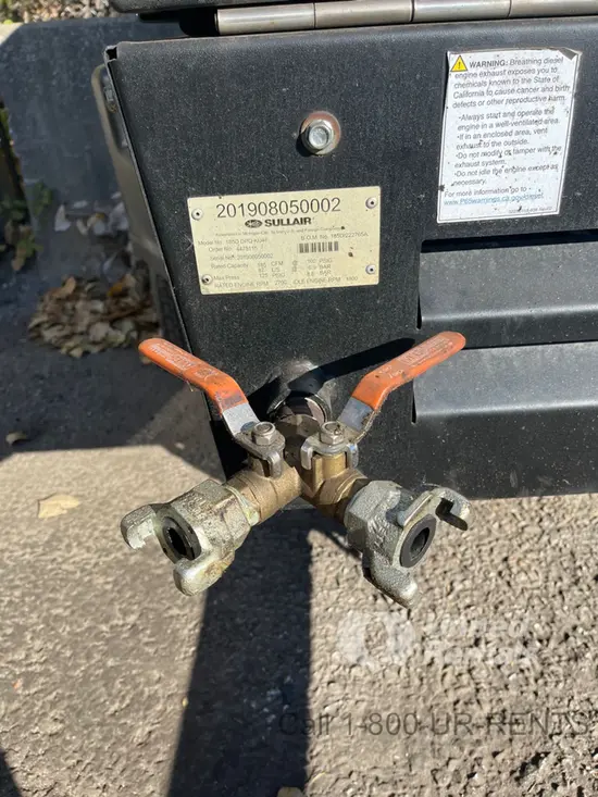 2019 Sullair 185DPQ-KU-T3 Air Compressor