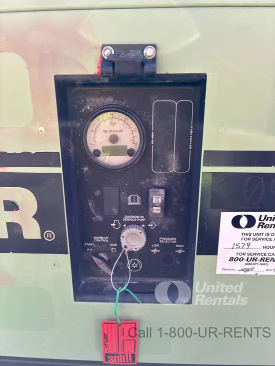 2019 Sullair 185DPQ-KU-T3 Air Compressor