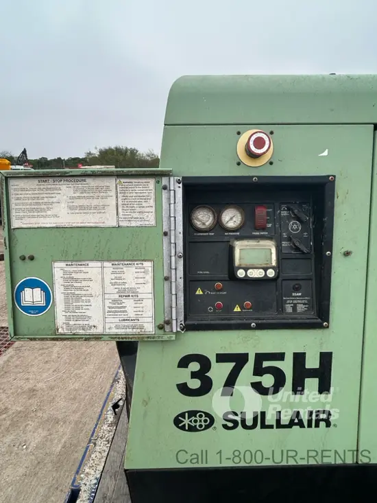 2019 Sullair 375H DPQ-JD3 Air Compressor