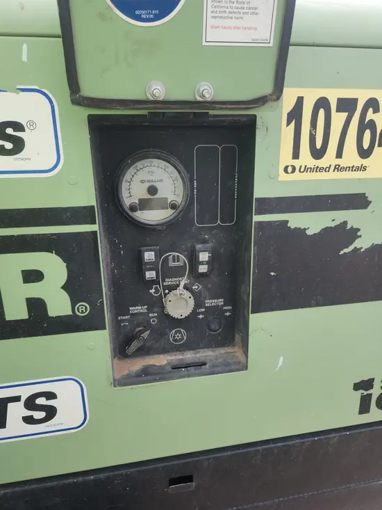 2018 Sullair 185DPQ-KU-T3 Air Compressor