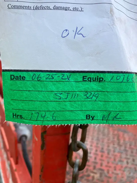 2018 Skyjack SJIII3219 Scissor Lift