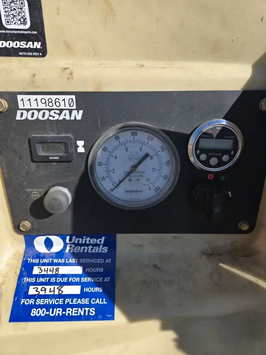 2021 Doosan C185WDO-T4F Air Compressor
