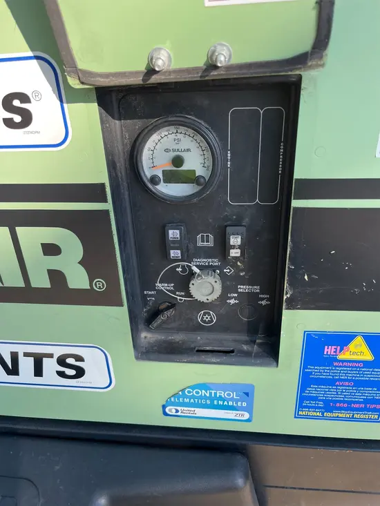 2019 Sullair 185DPQ-KU-T3 Air Compressor