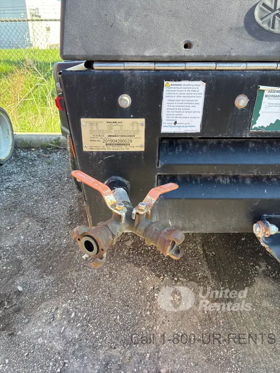 2019 Sullair 185DPQ-KU-T3 Air Compressor