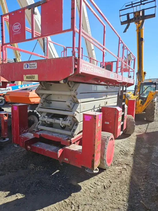 2017 MEC 6092RT Rough Terrain Scissor Lift