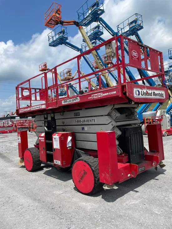 2018 MEC 6092RT Rough Terrain Scissor Lift