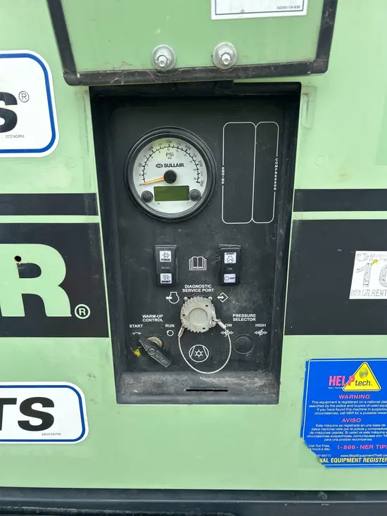 2018 Sullair 185DPQ-KU-T3 Air Compressor