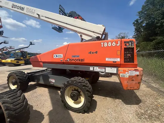 2017 Snorkel TB86J Boom Lift