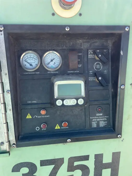 2019 Sullair 375H DPQ-JD3 Air Compressor