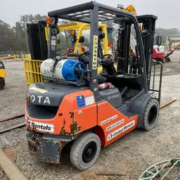 2019 Toyota 8FGU25 Warehouse Forklift