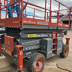 2017 Skyjack SJ8841RT Rough Terrain Scissor Lift